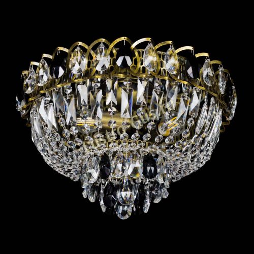 Люстра Астра Бутон №3 черная под бронзу в Сочи Гусь Хрустальный