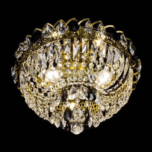 Люстра Астра Бутон №3 черная под бронзу в Сочи Гусь Хрустальный