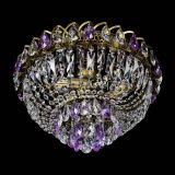 Люстра Астра Бутон №3 фиолетовая под бронзу в Сочи