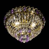Люстра Астра Бутон №3 фиолетовая под бронзу в Сочи