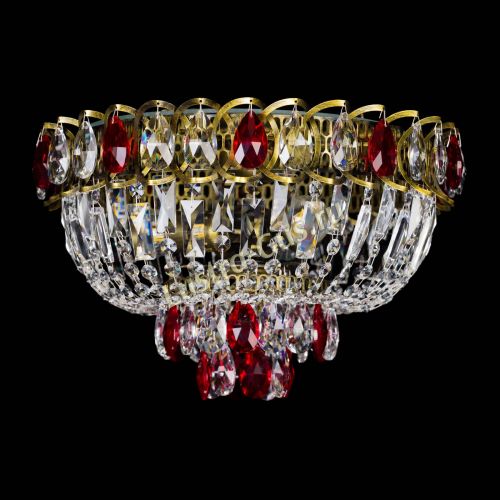 Люстра Астра Бутон №3 красная под бронзу в Сочи Люстра Астра Бутон №3 красная под бронзу в Сочи