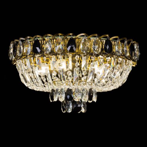 Люстра Астра Бутон №5 черная под бронзу в Сочи Гусь Хрустальный