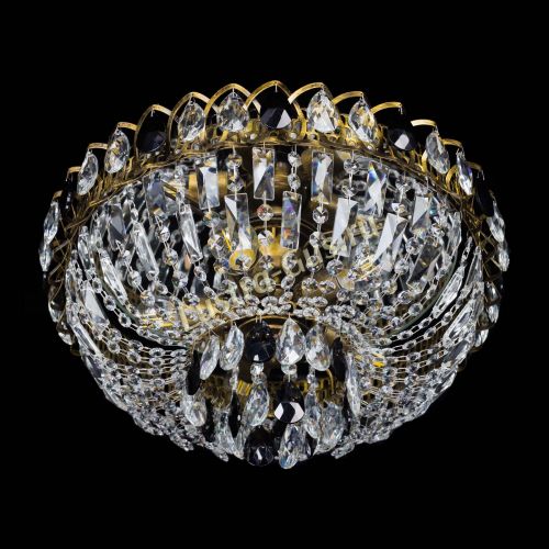 Люстра Астра Бутон №5 черная под бронзу в Сочи Гусь Хрустальный