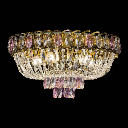 Люстра Астра Бутон №5 розовая под бронзу в Сочи Гусь Хрустальный