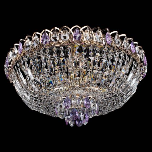 Люстра Астра Бутон №5 фиолетовая в Сочи Гусь Хрустальный