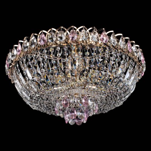 Люстра Астра Бутон №5 розовая в Сочи Гусь Хрустальный