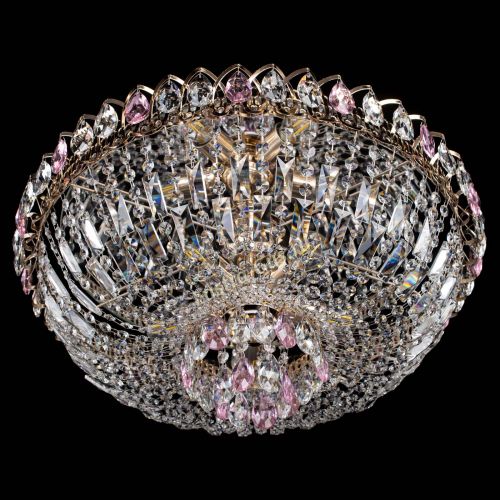 Люстра Астра Бутон №5 розовая в Сочи Гусь Хрустальный