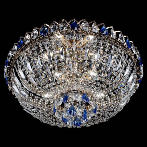 Люстра Астра Бутон №5 синяя в Сочи Гусь Хрустальный