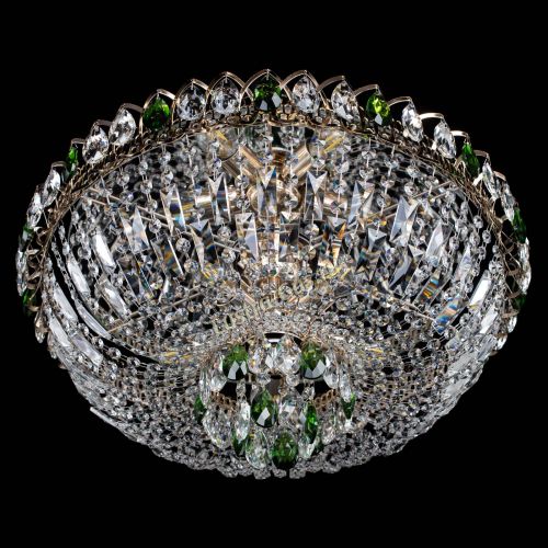 Люстра Астра Бутон №5 зеленая в Сочи Гусь Хрустальный