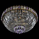 Люстра Астра Бутон №6 под бронзу Фиолетовая в Сочи