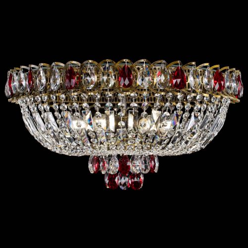 Люстра Астра Бутон №6 под бронзу Красная в Сочи Гусь Хрустальный