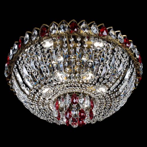 Люстра Астра Бутон №6 под бронзу Красная в Сочи Гусь Хрустальный