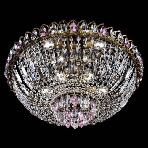 Люстра Астра Бутон №6 под бронзу Розовая в Сочи Гусь Хрустальный