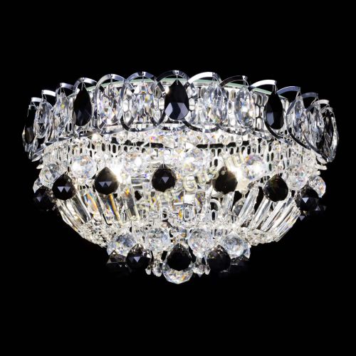 Люстра Астра Шар №3 Черная в Сочи Гусь Хрустальный