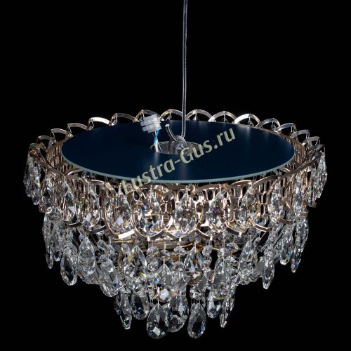 Люстра Астра Шар №3 с журавликами в Сочи Гусь Хрустальный