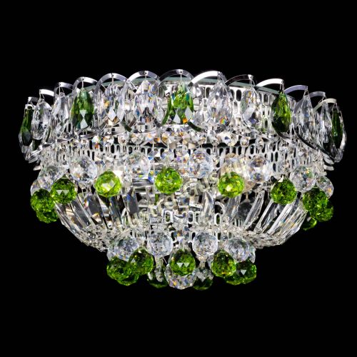 Люстра Астра Шар №3 Зеленая в Сочи Гусь Хрустальный