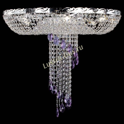Люстра Диана №1 фиолетовая в Сочи Гусь Хрустальный