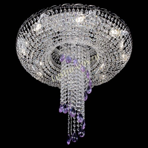 Люстра Диана №1 фиолетовая в Сочи Гусь Хрустальный