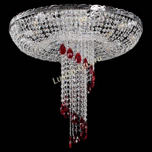 Люстра Диана №1 красная в Сочи Гусь Хрустальный