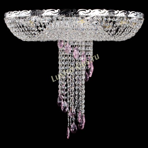 Люстра Диана №1 розовая в Сочи Гусь Хрустальный