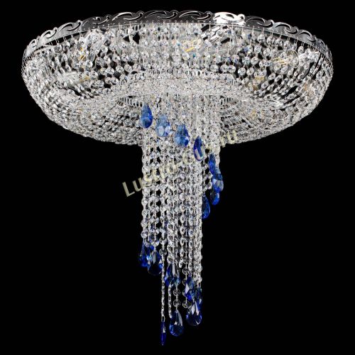Люстра Диана №1 синяя в Сочи Гусь Хрустальный