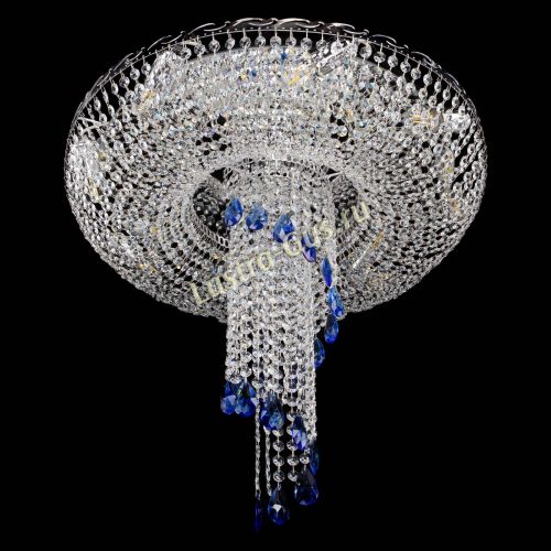Люстра Диана №1 синяя в Сочи Гусь Хрустальный