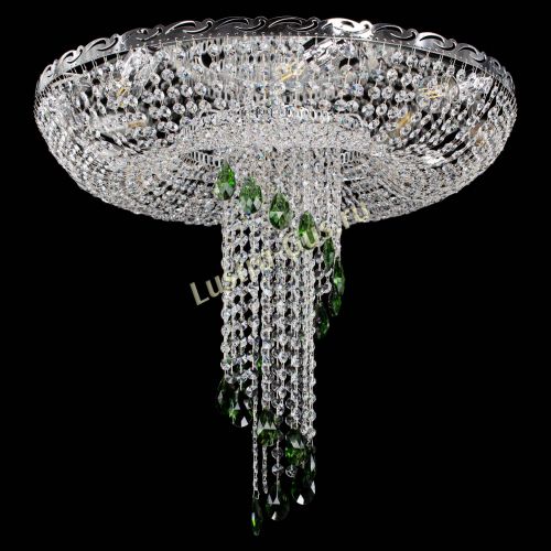 Люстра Диана №1 зеленая в Сочи Гусь Хрустальный