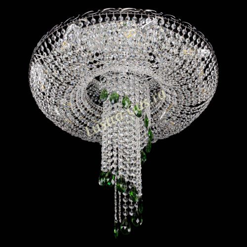 Люстра Диана №1 зеленая в Сочи Гусь Хрустальный