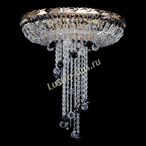 Люстра Диана №6 Шар 30 черная в Сочи Гусь Хрустальный