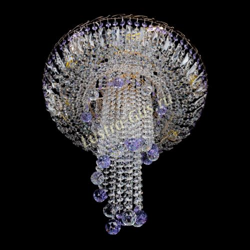 Люстра Диана №6 Шар 30 фиолетовая в Сочи Гусь Хрустальный