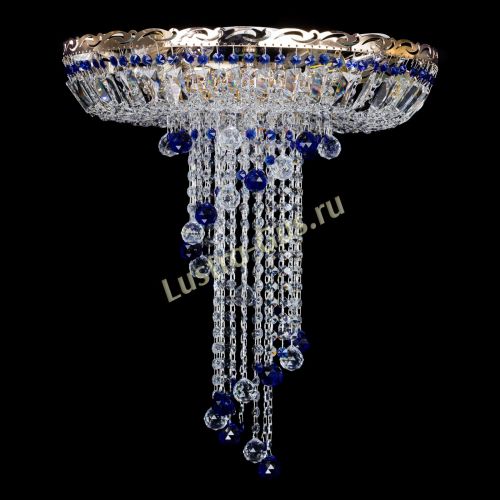 Люстра Диана №6 Шар 30 синяя в Сочи Гусь Хрустальный