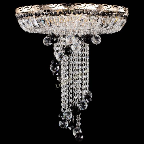 Люстра Диана №6 Шар 40 черная в Сочи Гусь Хрустальный