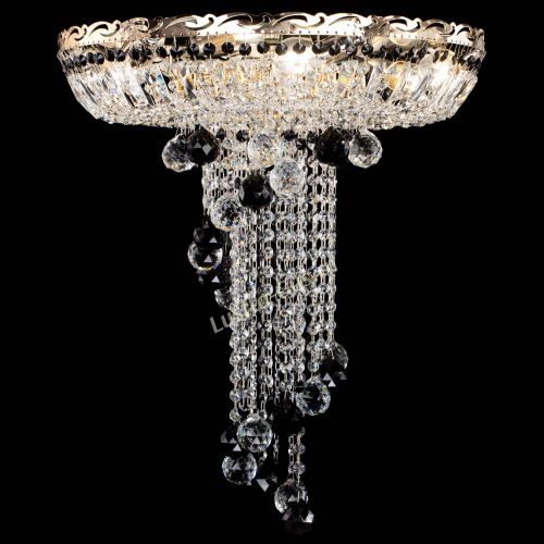Люстра Диана №6 Шар 40 черная в Сочи Гусь Хрустальный