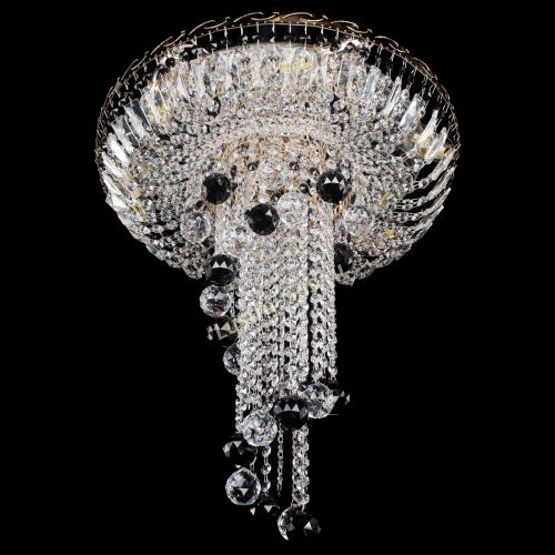 Люстра Диана №6 Шар 40 черная в Сочи Гусь Хрустальный