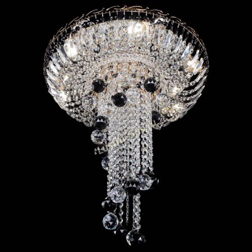 Люстра Диана №6 Шар 40 черная в Сочи Гусь Хрустальный