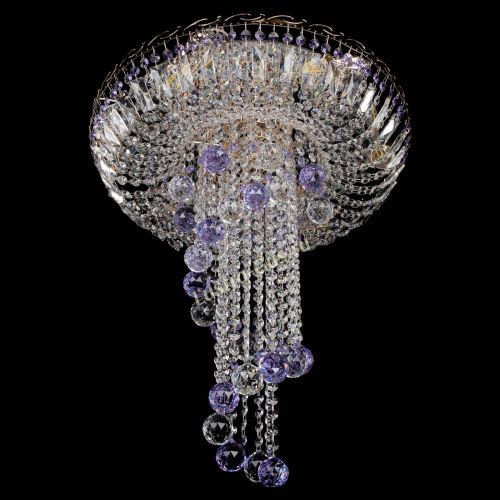 Люстра Диана №6 Шар 40 фиолетовая в Сочи Гусь Хрустальный