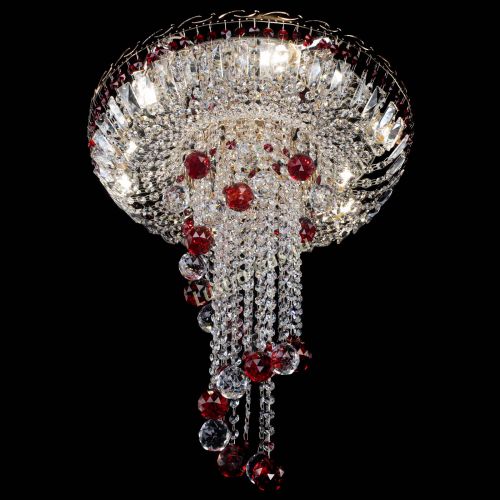 Люстра Диана №6 Шар 40 красная в Сочи Гусь Хрустальный