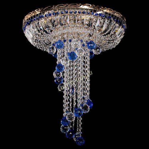 Люстра Диана №6 Шар 40 синяя в Сочи Гусь Хрустальный