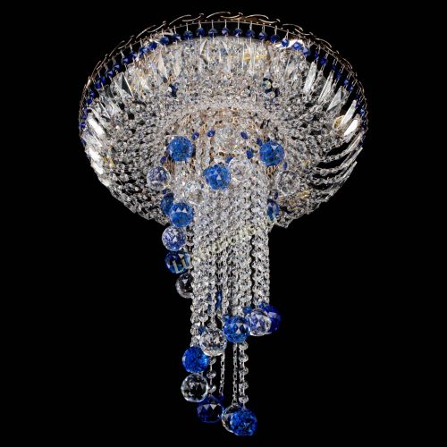 Люстра Диана №6 Шар 40 синяя в Сочи Гусь Хрустальный