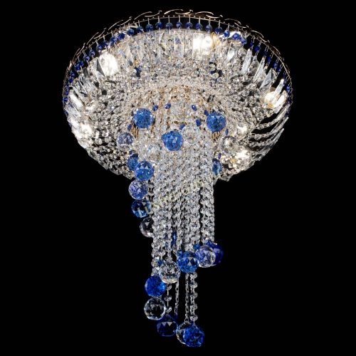 Люстра Диана №6 Шар 40 синяя в Сочи Гусь Хрустальный