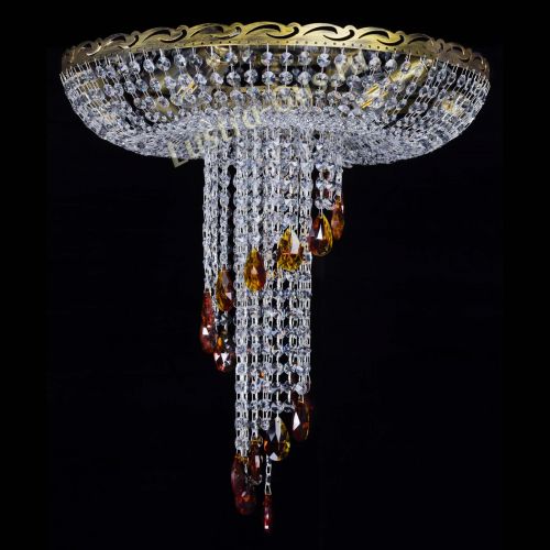 Люстра Диана №6 журавлик чайная под бронзу  в Сочи Гусь Хрустальный