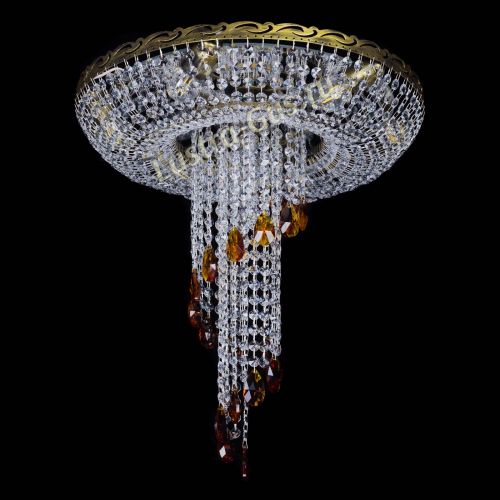 Люстра Диана №6 журавлик чайная под бронзу  в Сочи Гусь Хрустальный