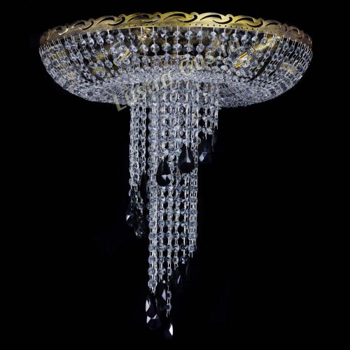 Люстра Диана №6 журавлик черная под бронзу  в Сочи Гусь Хрустальный