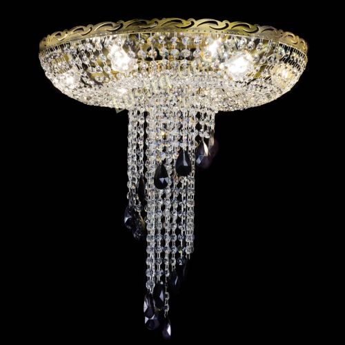 Люстра Диана №6 журавлик черная под бронзу  в Сочи Гусь Хрустальный