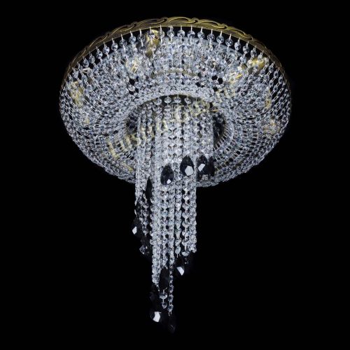 Люстра Диана №6 журавлик черная под бронзу  в Сочи Гусь Хрустальный