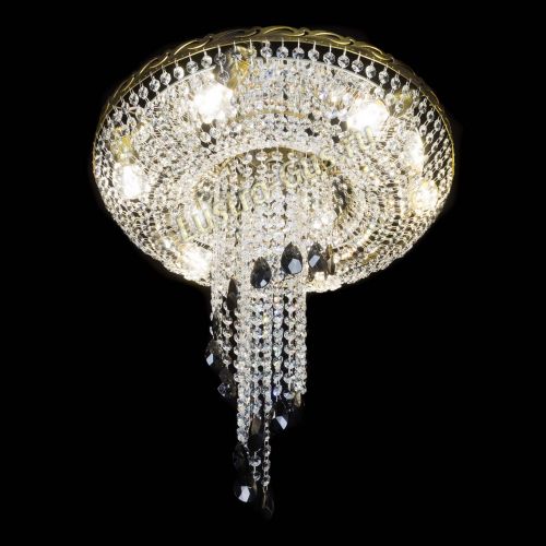 Люстра Диана №6 журавлик черная под бронзу  в Сочи Гусь Хрустальный