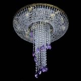 Люстра Диана №6 журавлик фиолетовая под бронзу  в Сочи