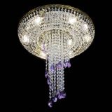 Люстра Диана №6 журавлик фиолетовая под бронзу  в Сочи