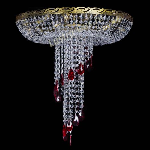 Люстра Диана №6 журавлик красная под бронзу в Сочи Гусь Хрустальный