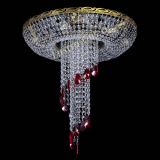 Люстра Диана №6 журавлик красная под бронзу в Сочи